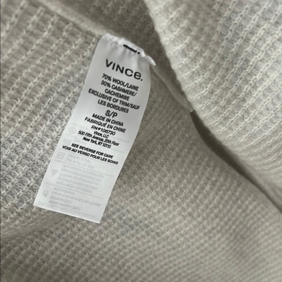 Vince NWT Cream Wrap Sweater - Picture 7 of 7